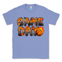 Colony Blue game day basketball leopard Classic Tee - Zillion Design Studio