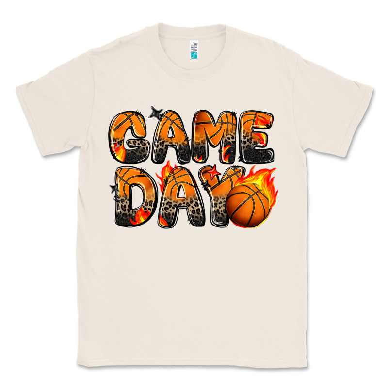 Game Day Basketball Leopard Classic Tee by Zillion Design Studio | Teevron