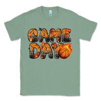 Sage game day basketball leopard Classic Tee - Zillion Design Studio