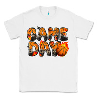 White game day basketball leopard Classic Tee - Zillion Design Studio