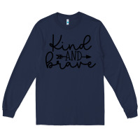 Navy kind Long Sleeve Tee - Unal Design