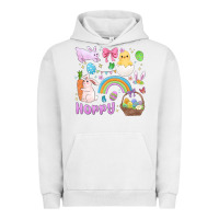 Pigment Lunar Rock easter hoppy bunny Urban Hoodie - MaliasSmallBusiness