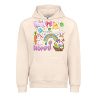 Sandshell easter hoppy bunny Urban Hoodie - MaliasSmallBusiness