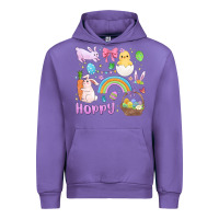 Tulip easter hoppy bunny Urban Hoodie - MaliasSmallBusiness