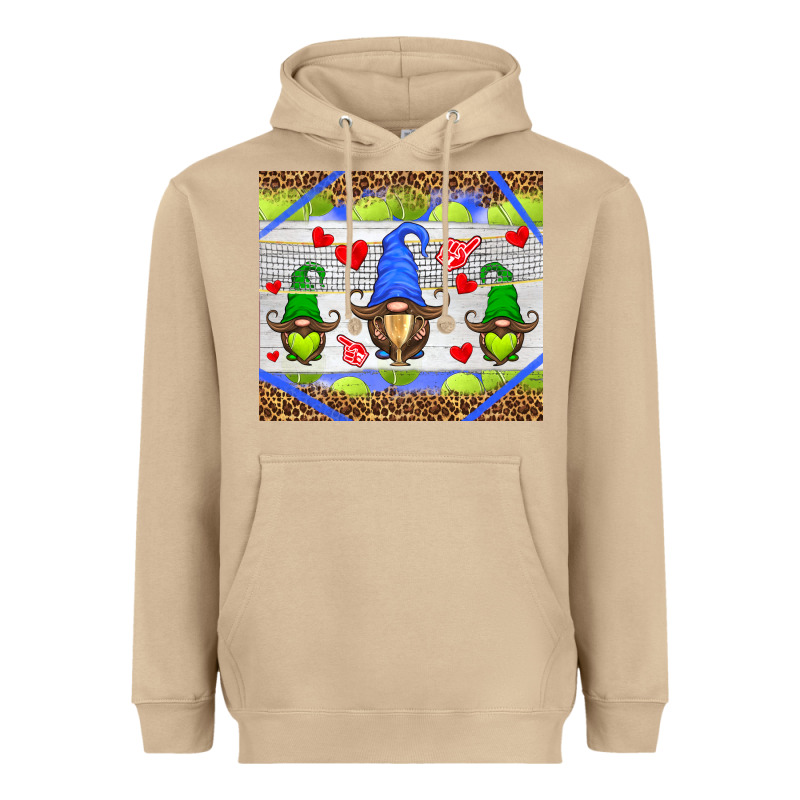 Western Tennis Gnome Heavyweight Hoodie by HRA Design Shop | Teevron