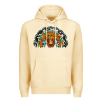 Pina Colada turquoise cowhide sunflower headband highland cow Premium Hoodie - Jasminsmagicworld