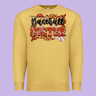 Baseball Sister Premium Sweatshirt Designed By Jahusdesignshop