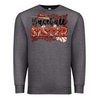 Charcoal Heather baseball sister Premium Sweatshirt - JahusDesignShop