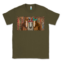 Army Green Horses with serape and leopard Classic Tee - RanaPortraitStore