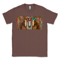Chestnut Horses with serape and leopard Classic Tee - RanaPortraitStore
