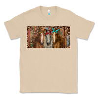 Mushroom Horses with serape and leopard Classic Tee - RanaPortraitStore