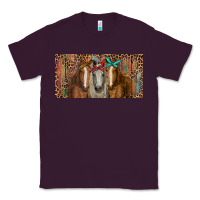 Plum Horses with serape and leopard Classic Tee - RanaPortraitStore