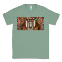 Sage Horses with serape and leopard Classic Tee - RanaPortraitStore