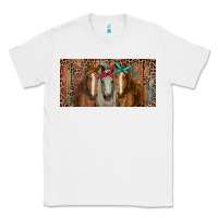 White Horses with serape and leopard Classic Tee - RanaPortraitStore