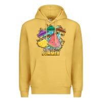 Antique Gold sweet summer watermelon pineapple fruits Premium Hoodie - RanaPortraitStore