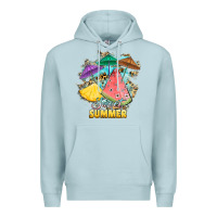 Blue Mist sweet summer watermelon pineapple fruits Premium Hoodie - RanaPortraitStore