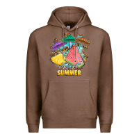 Chestnut sweet summer watermelon pineapple fruits Premium Hoodie - RanaPortraitStore
