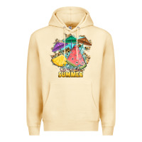 Pina Colada sweet summer watermelon pineapple fruits Premium Hoodie - RanaPortraitStore