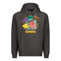 Smoke sweet summer watermelon pineapple fruits Premium Hoodie - RanaPortraitStore