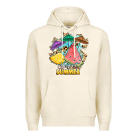 Tofu sweet summer watermelon pineapple fruits Premium Hoodie - RanaPortraitStore