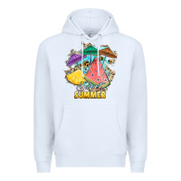 White sweet summer watermelon pineapple fruits Premium Hoodie - RanaPortraitStore