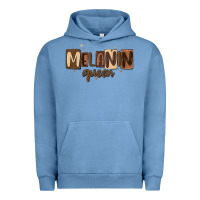 Pigment Pebble Blue melanin queen Urban Hoodie - MaliasSmallBusiness