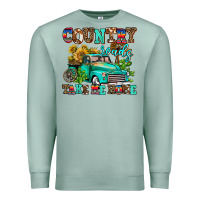 Seafoam country roads take me home Premium Sweatshirt - AdoDesignShop