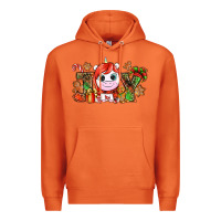 Carrot Joy unicorn Christmas Premium Hoodie - NancyCooperArtShop