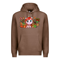 Chestnut Joy unicorn Christmas Premium Hoodie - NancyCooperArtShop