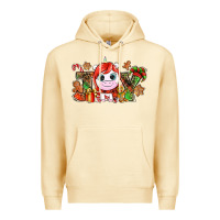 Pina Colada Joy unicorn Christmas Premium Hoodie - NancyCooperArtShop