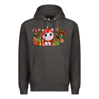 Smoke Joy unicorn Christmas Premium Hoodie - NancyCooperArtShop