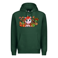 Sports Green Joy unicorn Christmas Premium Hoodie - NancyCooperArtShop
