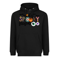 Black spooky Heavyweight Hoodie - CowhideDigitalArt