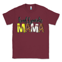 Burgundy ballpark mama Classic Tee - texasbilliewilder