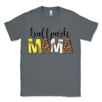 Charcoal Heather ballpark mama Classic Tee - texasbilliewilder