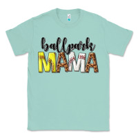 Seafoam ballpark mama Classic Tee - texasbilliewilder