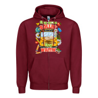 Burgundy they see me rolling they waiting Zipper Hoodie - texasbilliewilder