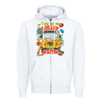 White they see me rolling they waiting Zipper Hoodie - texasbilliewilder