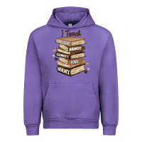 Tulip i teach strength bravery equality love history Urban Hoodie - MaliasSmallBusiness