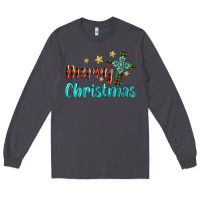 Smoke merry christmas turquoise gemstones cross Long Sleeve Tee - BarkalooDesign