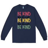 Navy kind Long Sleeve Tee - Unal Design