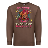 Chestnut apparently i have an attitude who knew Premium Sweatshirt - JahusDesignShop