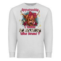 Dove Grey apparently i have an attitude who knew Premium Sweatshirt - JahusDesignShop