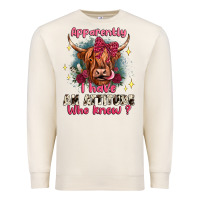 Sandshell apparently i have an attitude who knew Premium Sweatshirt - JahusDesignShop
