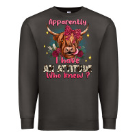 Smoke apparently i have an attitude who knew Premium Sweatshirt - JahusDesignShop