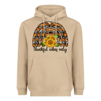 Mushroom Thankful Vibes Only Heavyweight Hoodie - CowhideDigitalArt