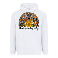 White Thankful Vibes Only Heavyweight Hoodie - CowhideDigitalArt