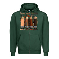 Sports Green teach love inspire motivation lead encourage Zipper Hoodie - Zillion Design Studio