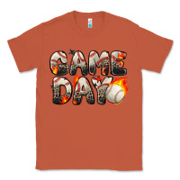 Copper game day baseball leopard Classic Tee - Zillion Design Studio