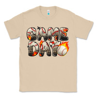 Mushroom game day baseball leopard Classic Tee - Zillion Design Studio
